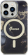 Mbulesë telefoni Guess Golden Marble MagSafe, për iPhone 14 Pro, TPU dhe polikarbonat, e zezë