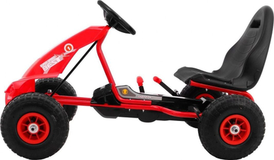 Gokart Ramiz Champion A18.CR, për fëmijë, me pedale, i kuq