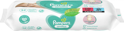 Lecka të lagështa Pampers Sensitive 12x52 copë