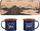Set filxhanësh ekspreso Gentlemens Hardware Retro Enamel, 2 copë, blu me portokalli