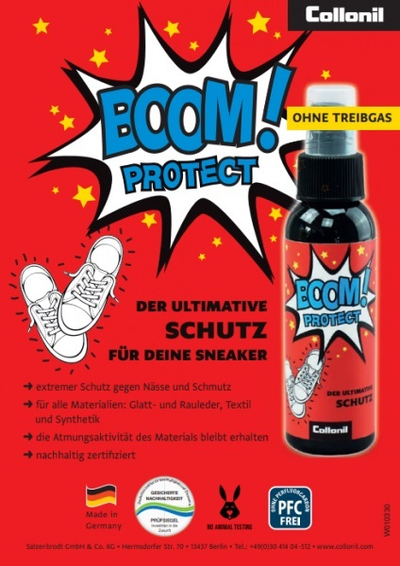 Sprej mbrojtës për këpucë Collonil BOOM! Protect, 100 ml