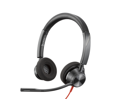 Kufje HP Poly Blackwire 3320 Stero, të zeza