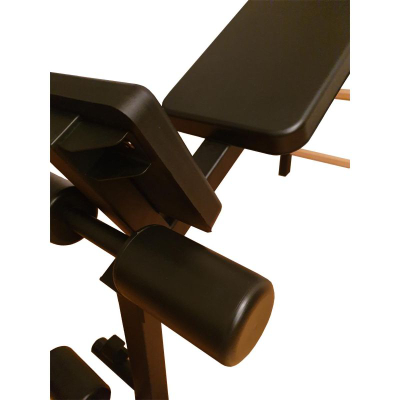 Stol palestër BenchK B310B/710B, i kthyeshëm, metal, i zi