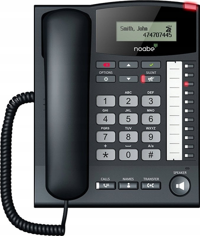 Telefon fiks GSM Noabe Jablocom GDP-10 Essence, për zyra, i zi