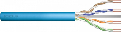Kabllo rrjeti Digitus DK-1616-A-VH-5, Cat 6A U/UTP, LS0H, 500m, blu
