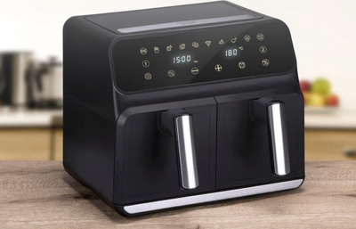 Фритеза со воздух Alpina Double Airfryer, 8L, 1700W, црна