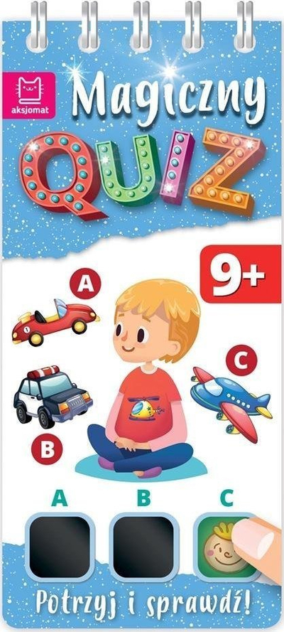 Liber kuiz Aksjomat Magiczny Quiz, 9+, interaktiv, me spirale