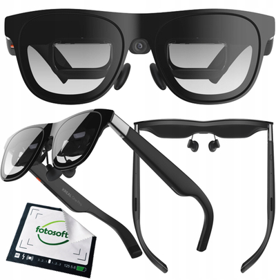 Syze AR XREAL One Pro L, Micro OLED, USB‑C, të zeza