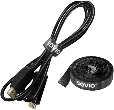 Organizues kabllosh Savio OC-06, shirit Velcro 14mm, 5m, i zi