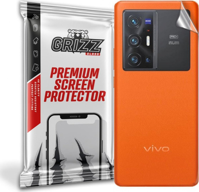 Film mbrojtës mbrapa GrizzGlass Vivo X70 Pro Plus, fleksibël, përfundim satin, transparent