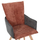 Kolltuk ngrënieje Rex 53x60x93Hcm (HM9847.06), kuqe/ gri