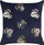 Jastëk dekorativ Beliani GOLDENROD, set 2 copë, velvet, 45x45 cm, i zi