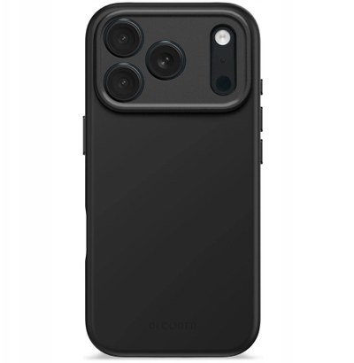 Koverte silikoni Decoded për iPhone 17 Pro, pajtohet me MagSafe, Phantom Black