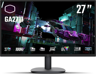Monitor Cooler Master GA2711, 27", QHD, 100Hz, i zi