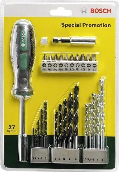 Set furçash për gur Bosch 2607017201, madhësi të ndryshme, paketim praktik