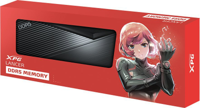 RAM ADATA XPG Lancer, DDR5 16GB 5600MHz, CL36, e zezë
