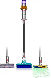 Fshesë vertikale pa kabllo Dyson V15s Detect Submarine, me ujë dhe tharje, ekran LCD, shumëngjyrëshe