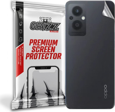 Foli mbrojtëse mbrapa GrizzGlass për Oppo Reno7 Z 5G, transparente
