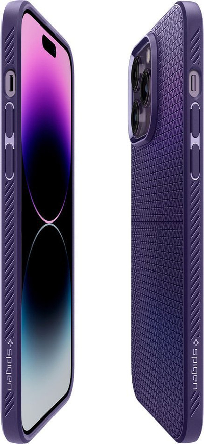 Futrollë Spigen Liquid Air Armor për iPhone 14 Pro Max, TPU, mbron nga goditjet, lejla e errët