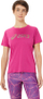 Bluzë vrapimi Asics Sakura SS Top për goca, thahet shpejt, M, rozë