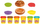 Set plasteline Hasbro Play-Doh Modeling Dishes, 6 vegla, 6 ngjyra