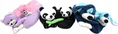 Jastëk udhëtimi për qafë Evolution Kids, ergonomik, me formë mace, rozë vjollcë