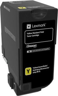 Toner Lexmark 74C0S40 i verdhë, 7000 faqe