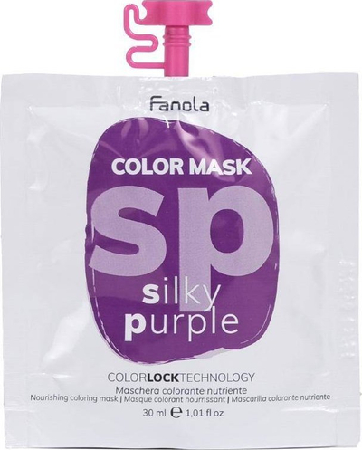 Maskë për flokët Fanola Color Mask Silky Purple, 30ml, ngjyruese, lejla