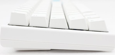 Tastierë gaming Ducky One 2 Pro Mini White Edition, Gateron Yellow, RGB LED, e bardhë