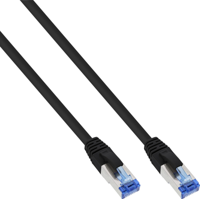 Kabllo rrjeti InLine Patch S FTP Cat 6A, 0.25m, 500MHz, i zi