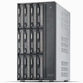 NAS Terramaster T12-500 Pro, 12-bay, për SMB, gri