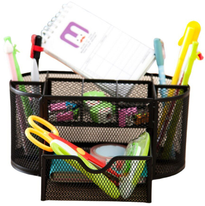 Rregullues zyre Leantoys Metal Office Organizer, metal, i zi