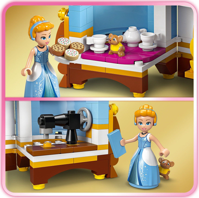 Set LEGO Disney Princess Fustani i Sindareles, set ndërtimi kreativ, shumëngjyrësh