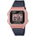 Orë digjitale Casio W-217HM-5A, unisex, 50m që i rri uji, rozë me të zezë