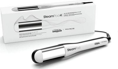 Piaster flokësh me avull L’Oréal Professionnel Steampod 4, ekran LED, e bardhë