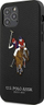 Mbështjellëse US Polo USHCP12LPUGFLBK për iPhone 12 Pro Max Polo Embroidery Collection, e zezë