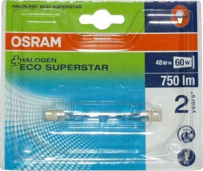 Llambë halogjene Osram Haloline Superstar, 48W, 230V, dritë e bardhë e ngrohtë
