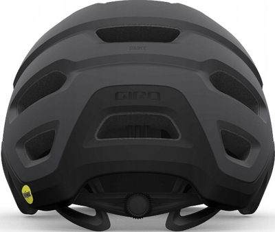 Helmetë biçiklete Giro Source Mips, sistem Roc Loc 5, 17 vrima ventilimi, gri