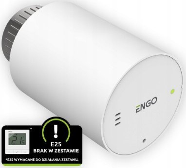 Valvul termostatike radiator ENGO TRV ETRV M30x1.5, Zigbee, Tuya, e bardhë