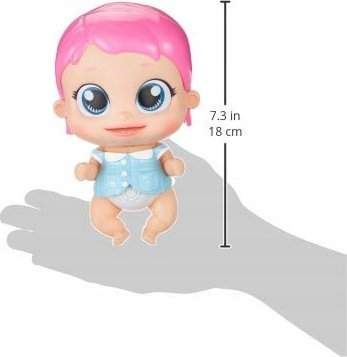 Lodër kukull IMC Toys Laffies Greta 92174, bebe interaktive, flokë rozë, me ngjyra