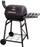 Grill qymyri Master Grill Locomotive MG508, termometër, me rrota, i zi