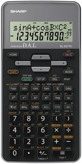 Kalkulator Sharp EL531THBGY, i zi