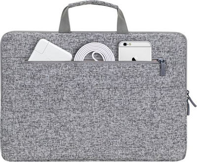Çantë laptopi RivaCase Anvik 7915, 15.6", material që s’e kap kollaj uji, gri