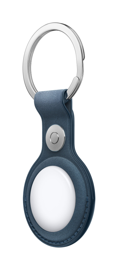 Приверзок Apple AirTag FineWoven Key Ring, Pacific Blue