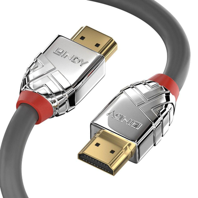 Kabllo HDMI Lindy Cromo Line 37873, 3m, 4K 60Hz, argjendi