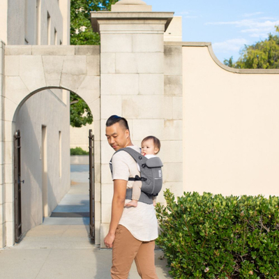 Mbajtëse bebe Ergobaby Adapt Soft Flex Mesh, ergonomike, rrjetë ajrosëse, gri grafit