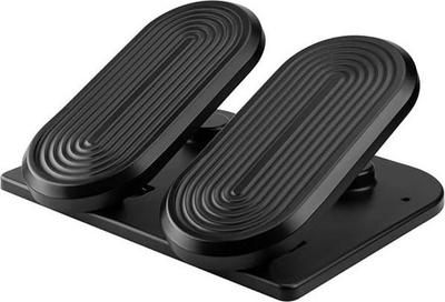 Потпирач за нозе Powerton ERGO STEPPER, ергономски, црн