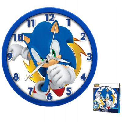 Orë alarmi Sega Sonic the Hedgehog, mekanizëm analog, dizajn dekorativ, shumëngjyrëshe