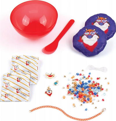 Set byzylykësh Make It Real Kellogg's Frosted Flakes, 183 pjesë, deri 4 byzylykë, shumëngjyrësh