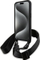 Çorape telefoni BMW M Edition Carbon Stripe, për iPhone 15 Pro, me rrip, e zezë